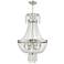 Valentina 18 1/4" Wide Brushed Nickel 6-Light Chandelier