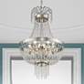 2_Valentina 18 1/4" Wide Brushed Nickel 6-Light Chandelier
