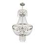 6_Valentina 18 1/4" Wide Brushed Nickel 6-Light Chandelier more views
