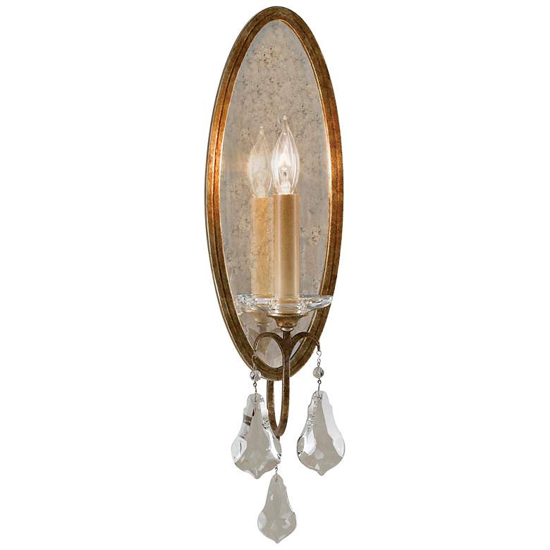 Image 1 Valentina Collection 19 inch High Oxidized Bronze Wall Sconce