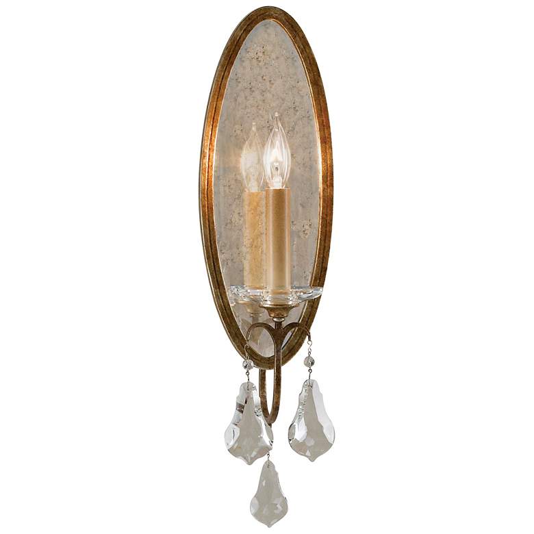 Image 1 Valentina Collection 19" High Oxidized Bronze Wall Sconce