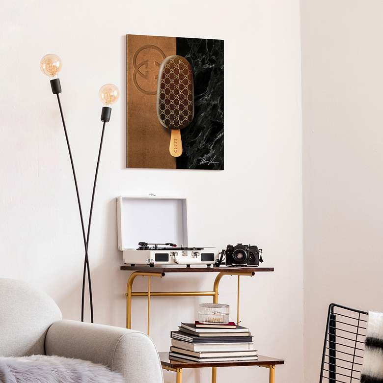 Image 4 Valentino and Gucci Glamour 18" x 24" 2-Piece Wall Art Set more views