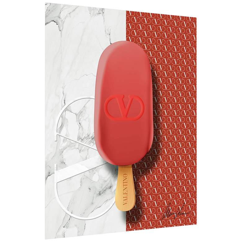 Image 3 Valentino Glamour 18" x 24" Frameless Printed Glass Wall Art more views