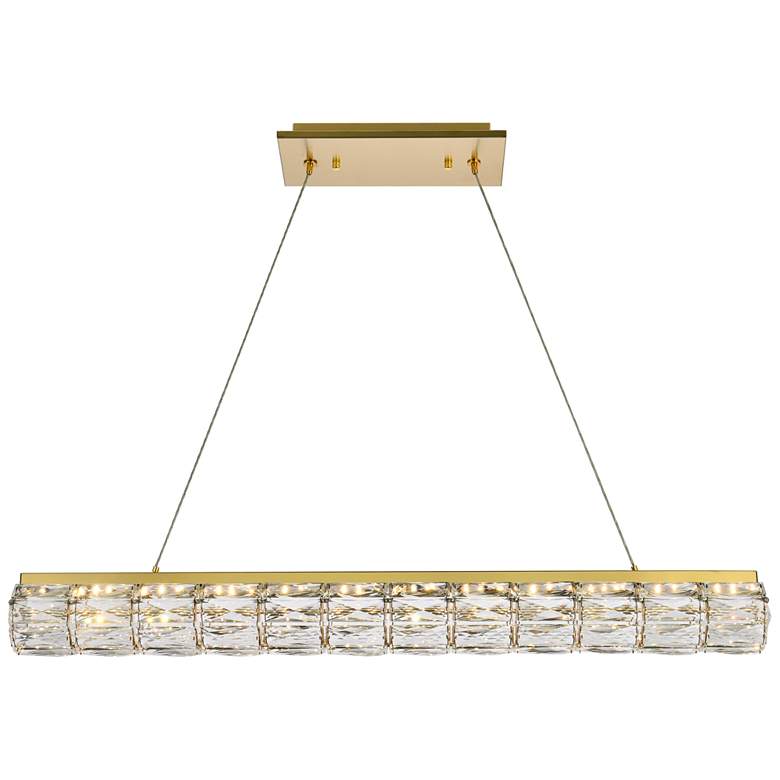 Image 1 Valetta 36 inch Led Linear Pendant In Gold