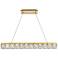 Valetta 36" Led Linear Pendant In Gold