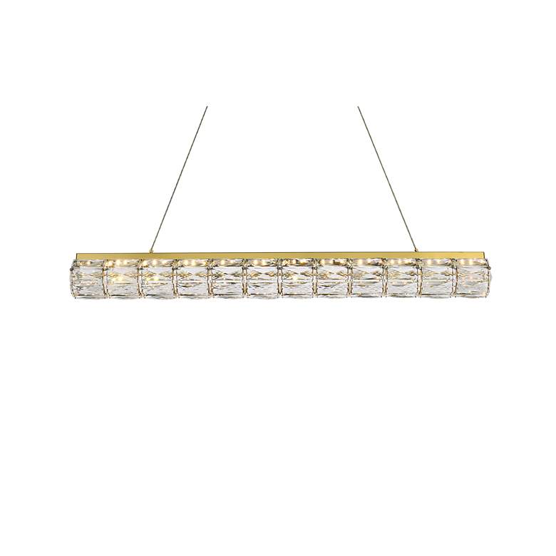 Image 4 Valetta 36" Led Linear Pendant In Gold more views