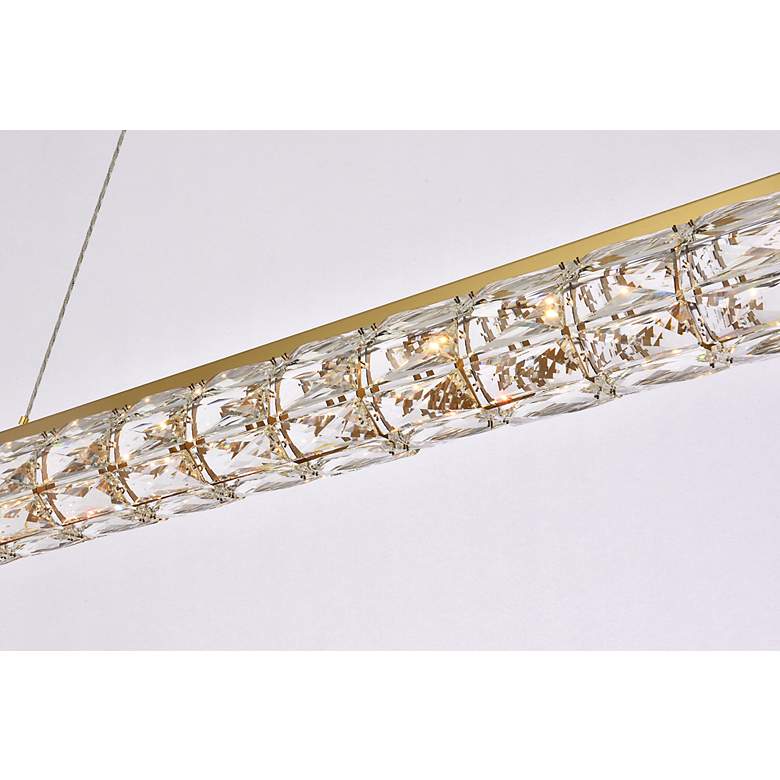 Image 5 Valetta 42" Led Linear Pendant In Gold more views