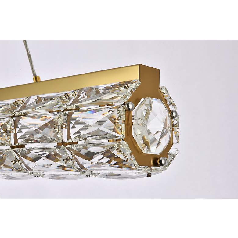 Image 7 Valetta 42" Led Linear Pendant In Gold more views