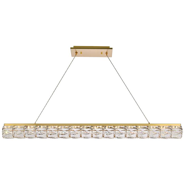 Image 1 Valetta 48" Led Linear Pendant In Gold