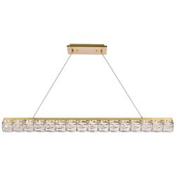 Valetta 48" Led Linear Pendant In Gold
