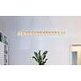 Thumbnail3 of Valetta 48" Led Linear Pendant In Gold more views