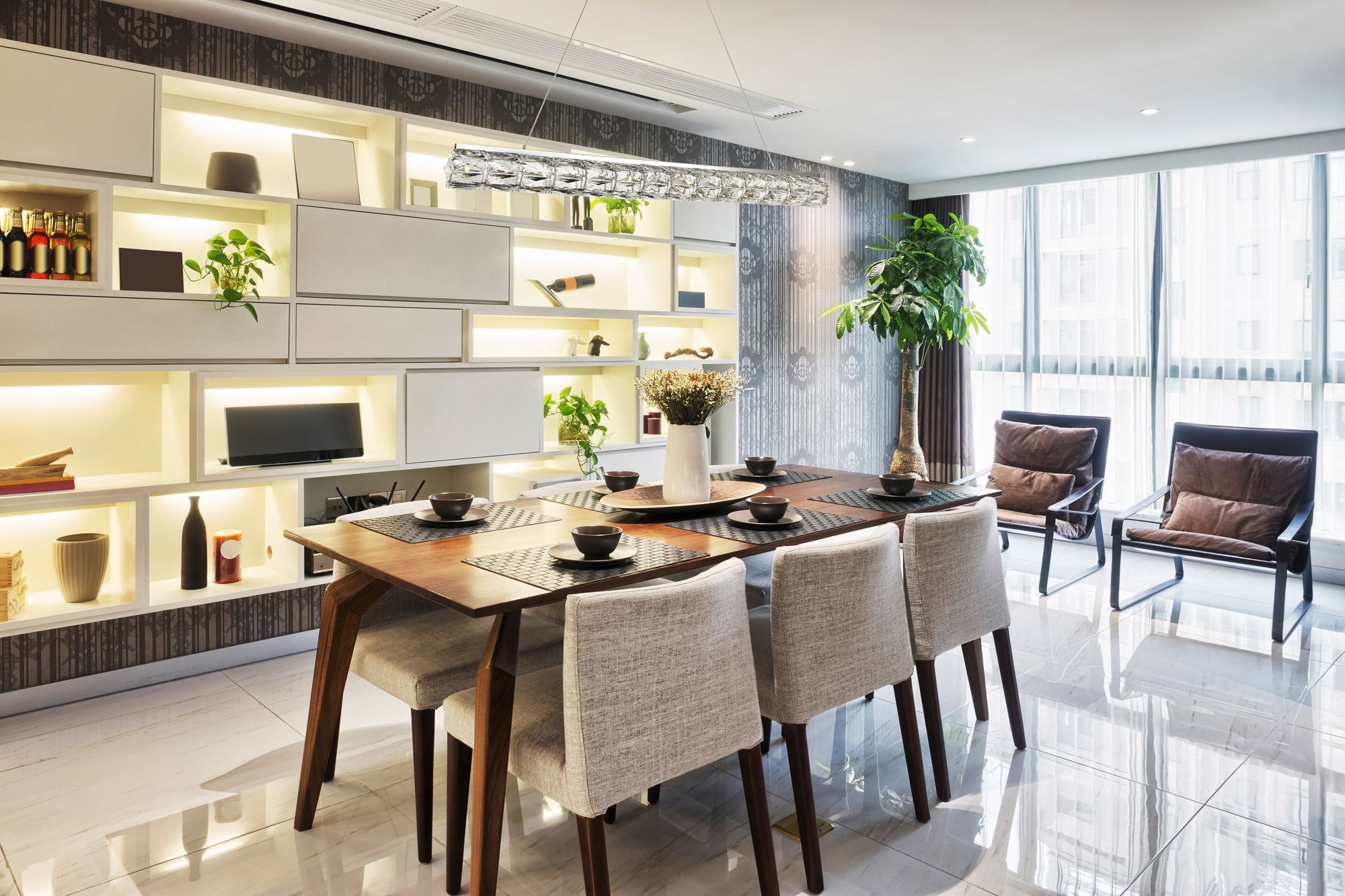 Image 2 Valetta Integrated Led Chip Lt Chrome Chandelier Clear more views