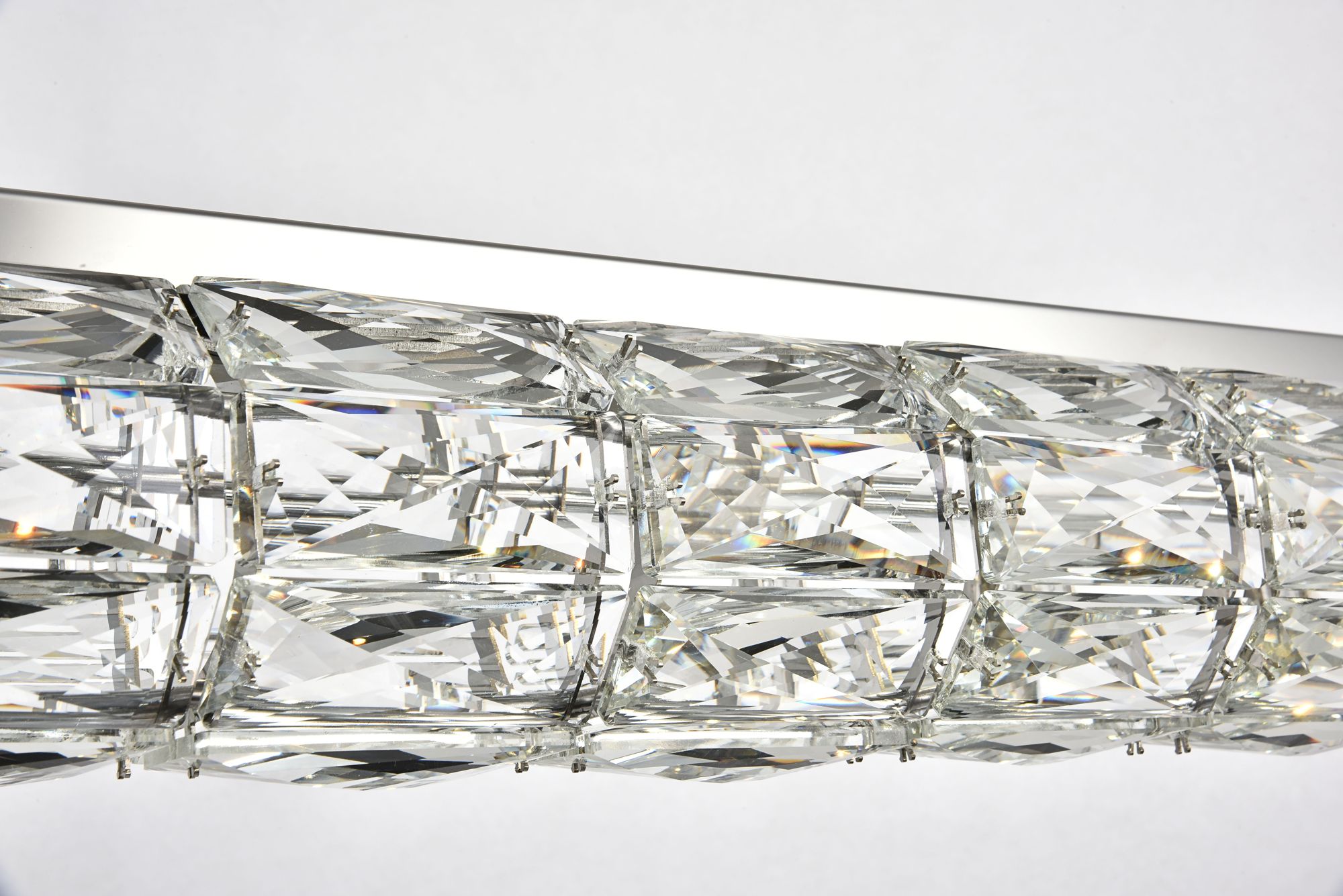 Image 4 Valetta Integrated Led Chip Lt Chrome Chandelier Clear more views