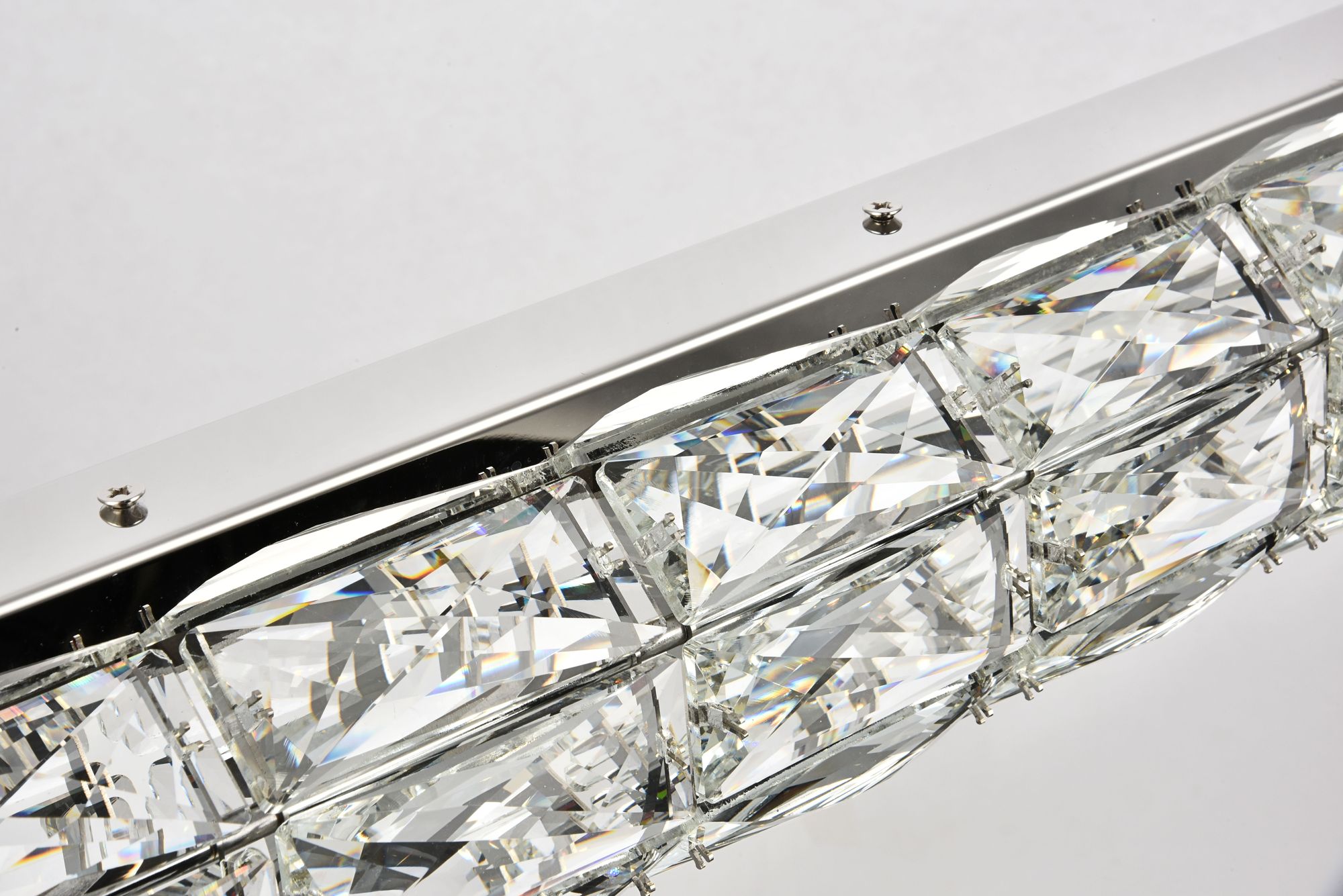 Image 5 Valetta Integrated Led Chip Lt Chrome Chandelier Clear more views
