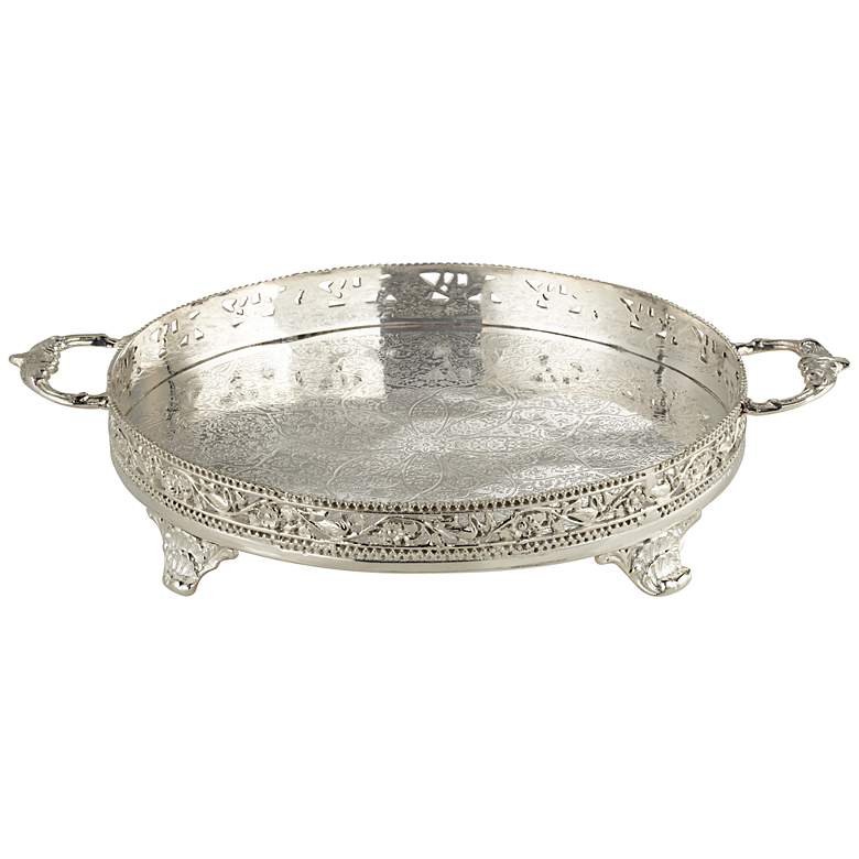 Image 1 Valetti Silver Plated Serving Tray