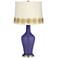 Valiant Violet Anya Table Lamp with Flower Applique Trim