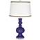 Valiant Violet Apothecary Table Lamp with Ric-Rac Trim