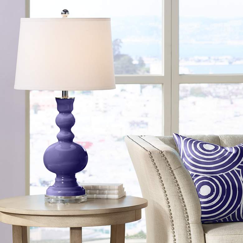 Image 1 Valiant Violet Apothecary Table Lamp