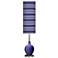 Valiant Violet Bold Stripe Ovo Floor Lamp