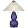Valiant Violet Fulton Table Lamp with Fluted Glass Shade