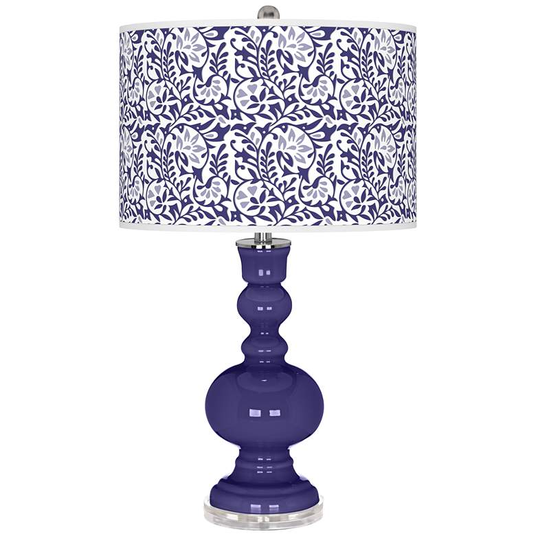 Image 1 Valiant Violet Gardenia Apothecary Table Lamp