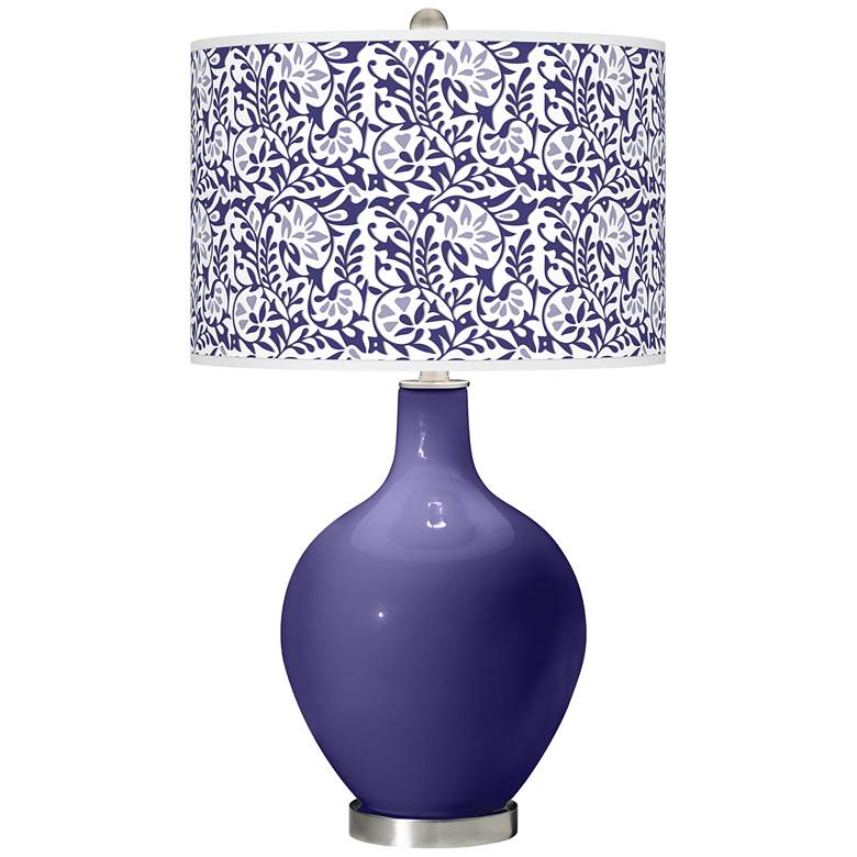 Image 1 Valiant Violet Gardenia Ovo Table Lamp