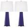 Valiant Violet Leo Table Lamp Set of 2