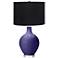 Valiant Violet Ovo Table Lamp with Black Shade