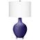 Valiant Violet Ovo Table Lamp With Dimmer
