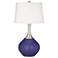 Valiant Violet Spencer Table Lamp with Dimmer