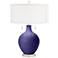 Valiant Violet Toby Table Lamp