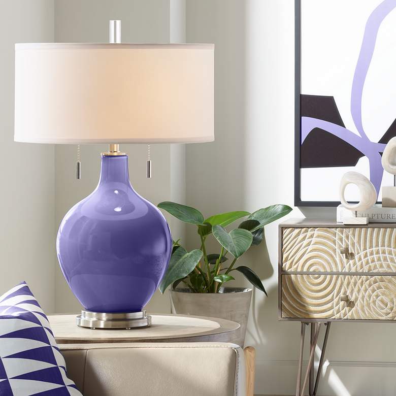 Image 1 Valiant Violet Toby Table Lamp