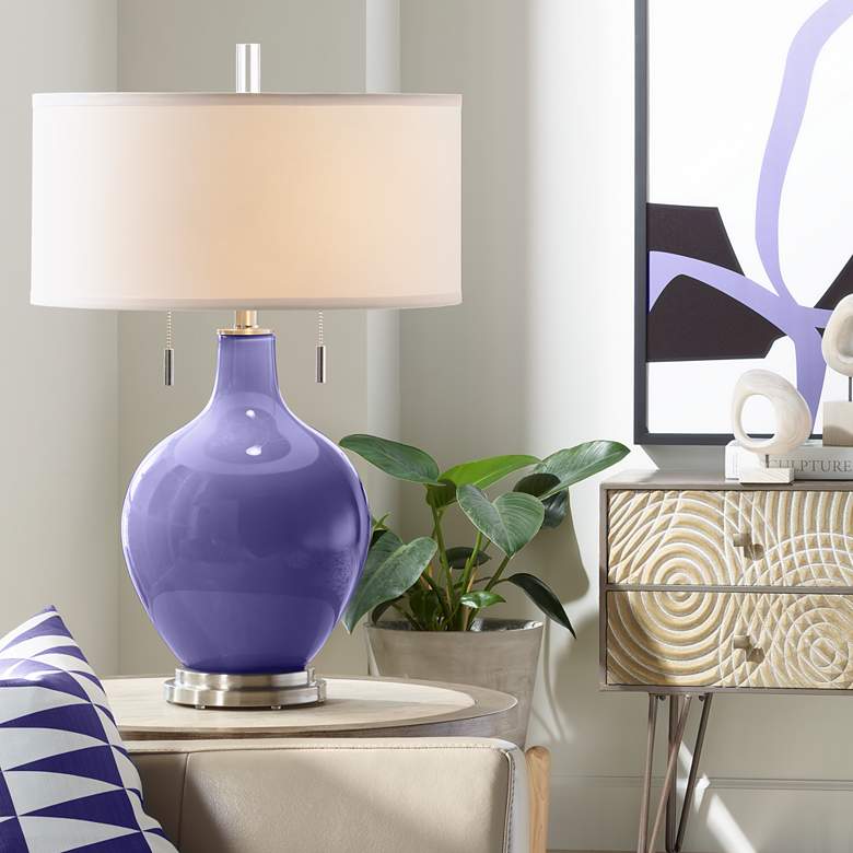 Image 1 Valiant Violet Toby Table Lamp