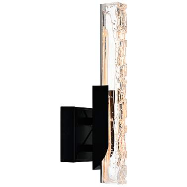 Valira 16" High Black LED Wall Sconce