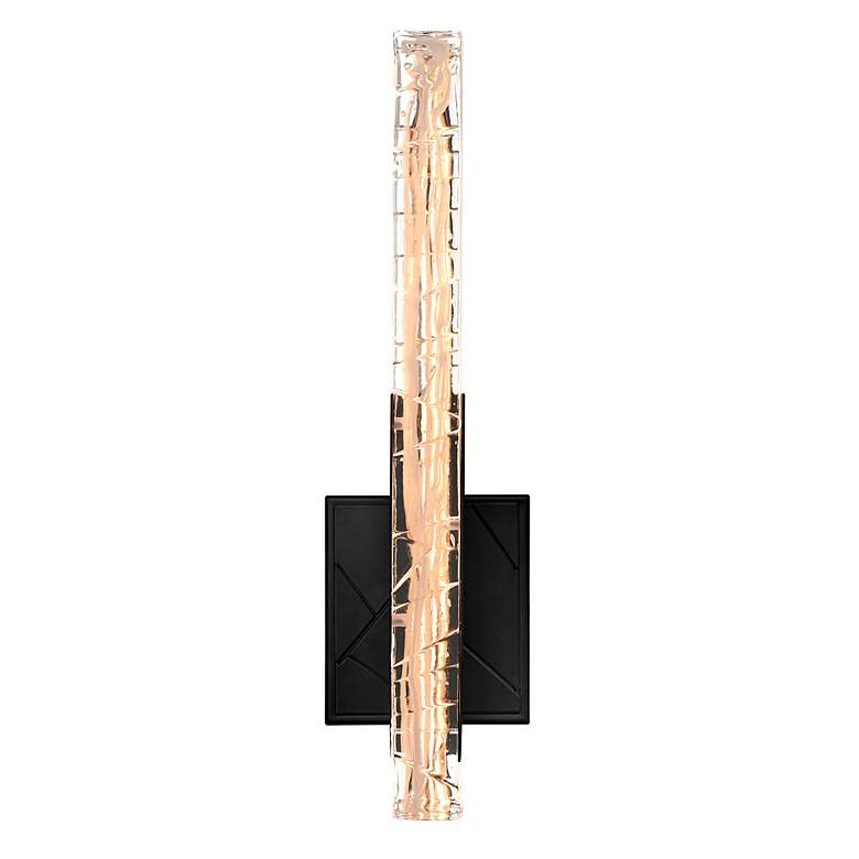 Image 2 Valira 16" High Black LED Wall Sconce more views
