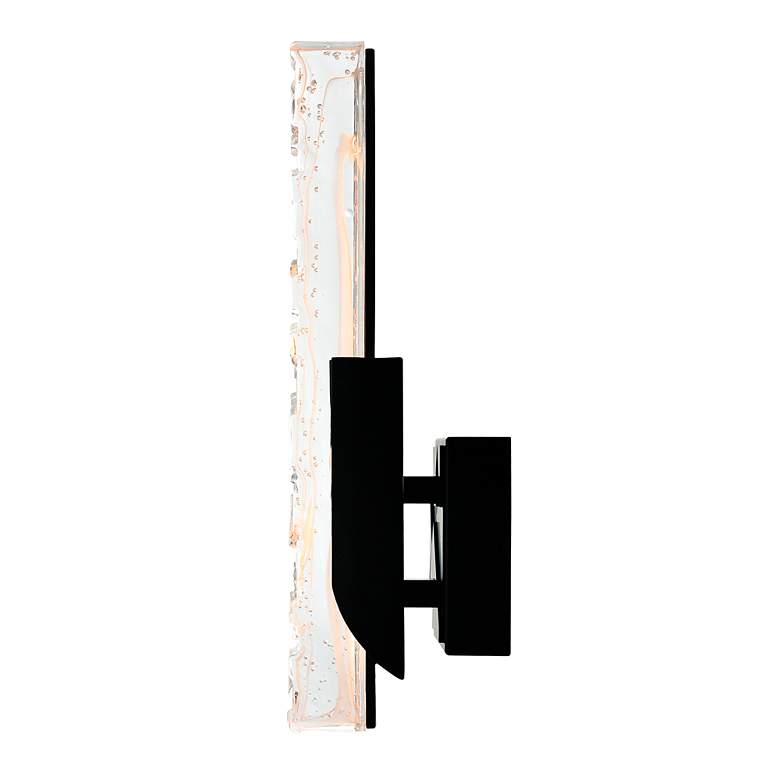 Image 4 Valira 16" High Black LED Wall Sconce more views