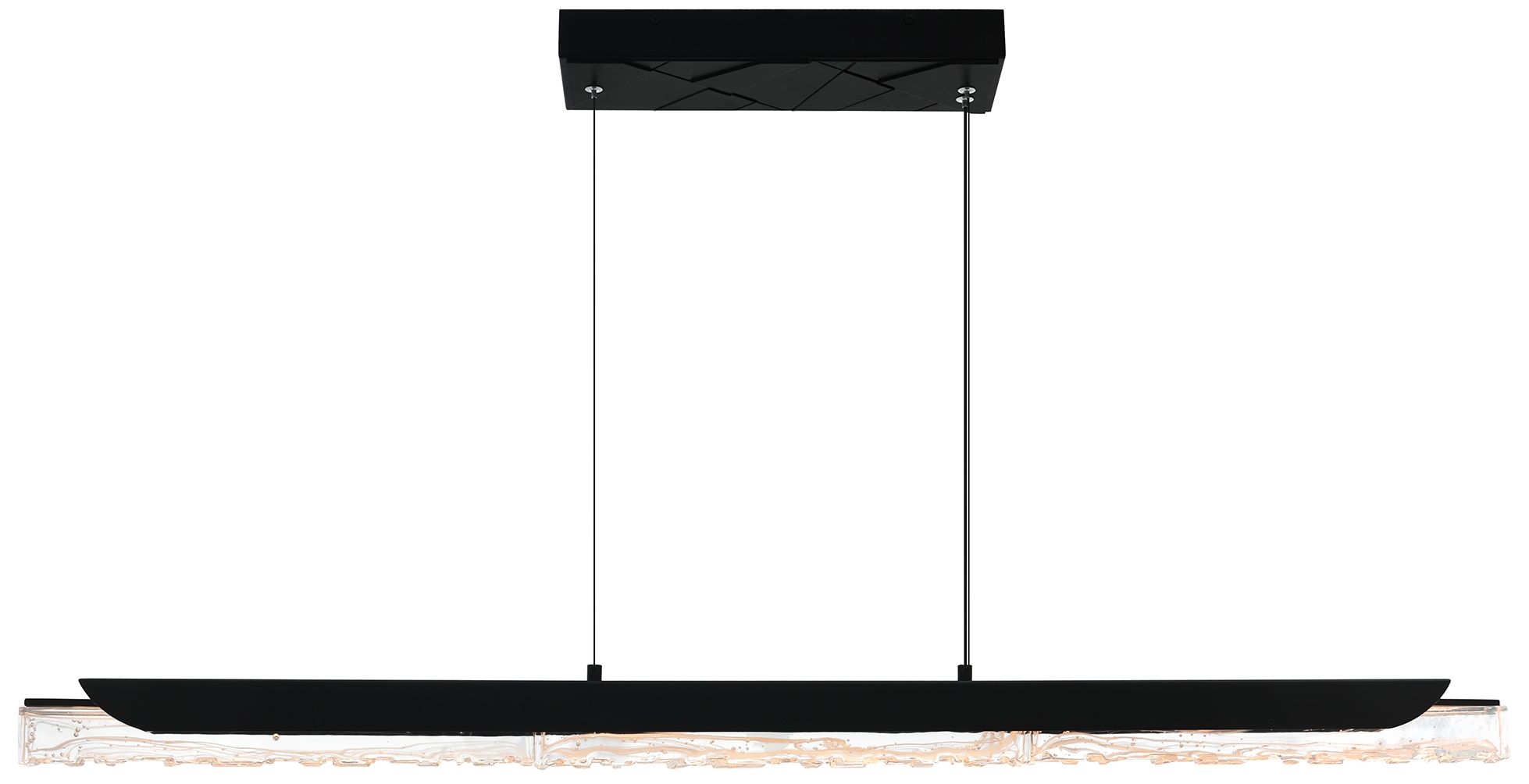 Valira Integrated LED Black Chandelier