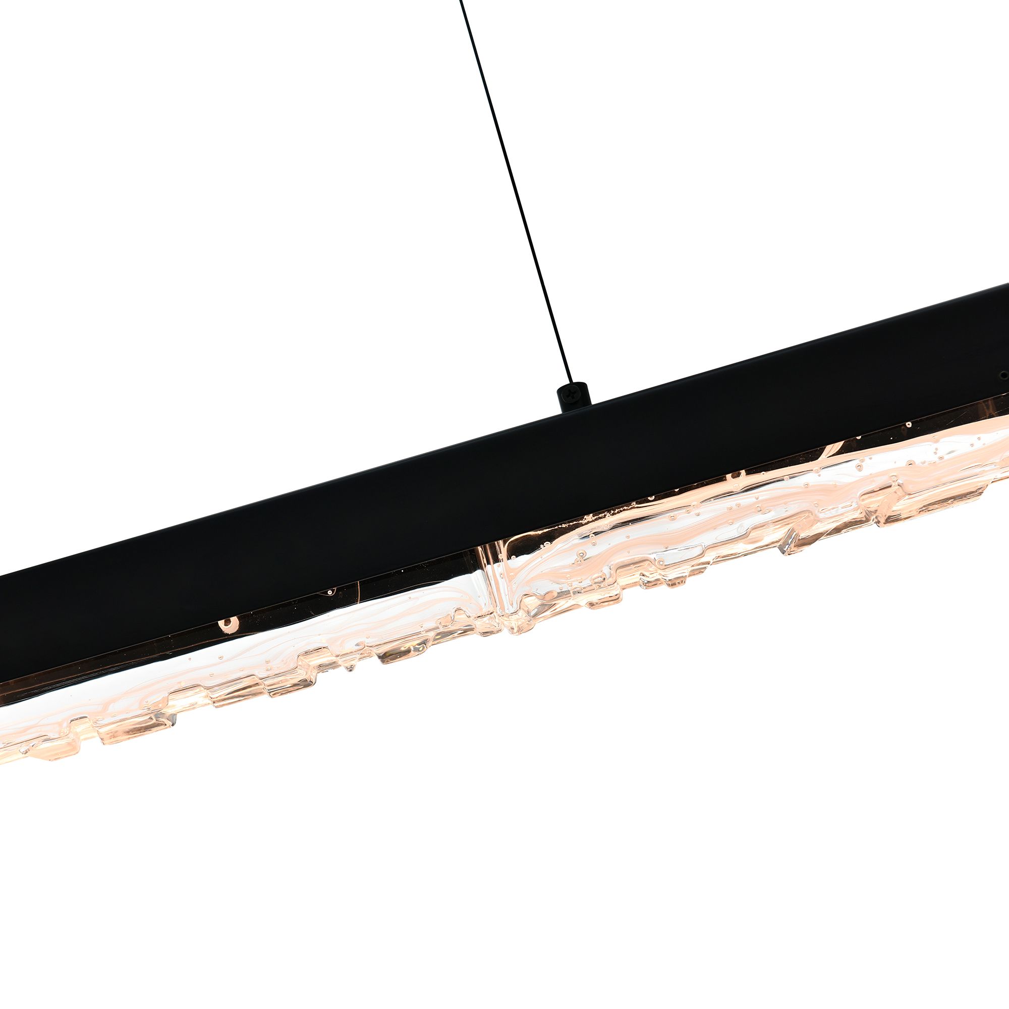 Image 5 Valira Integrated LED Black Chandelier more views