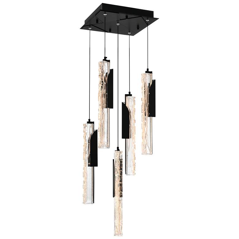 Image 1 Valira Integrated LED Black Mini Pendant