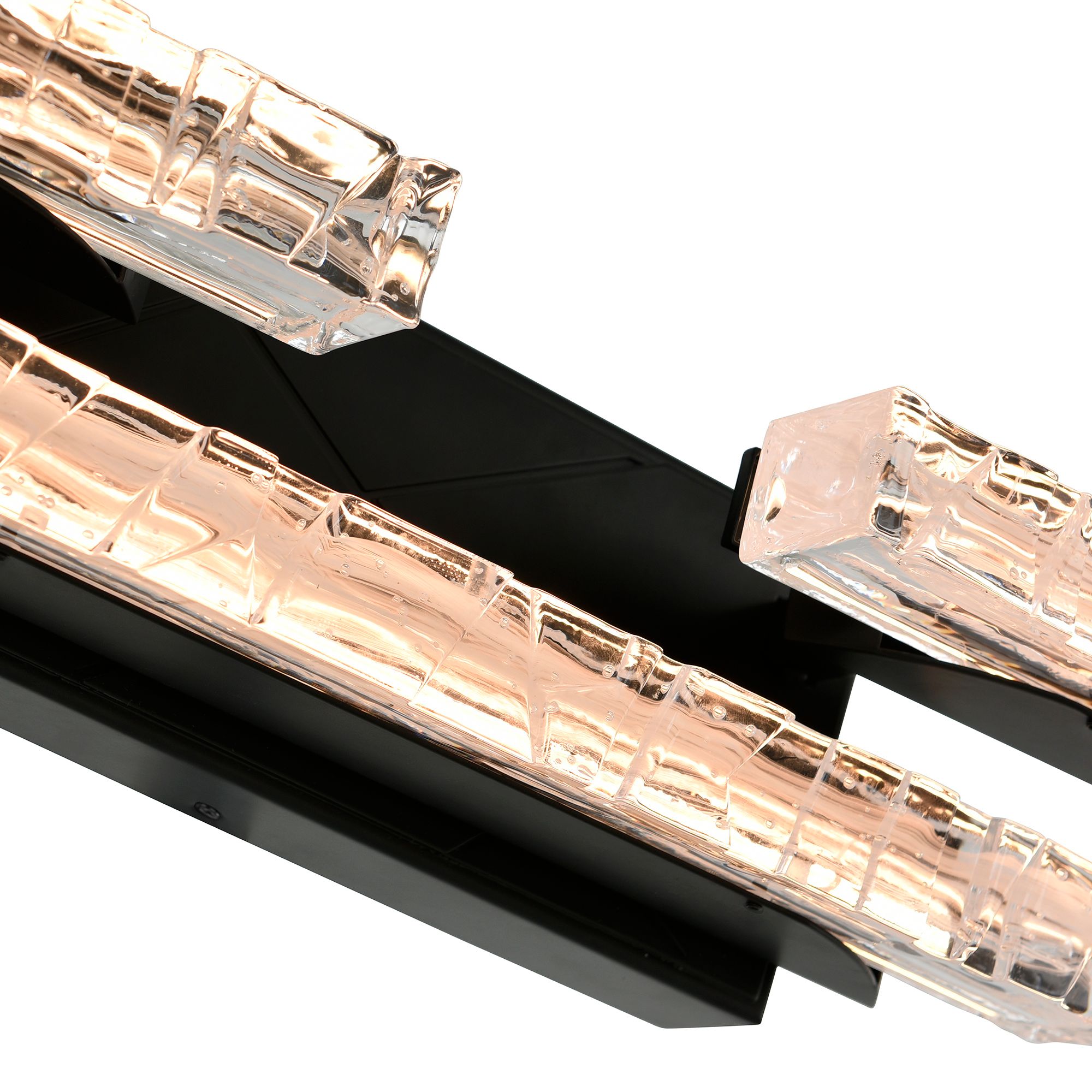 Image 6 Valira Integrated LED Black Vanity Light more views