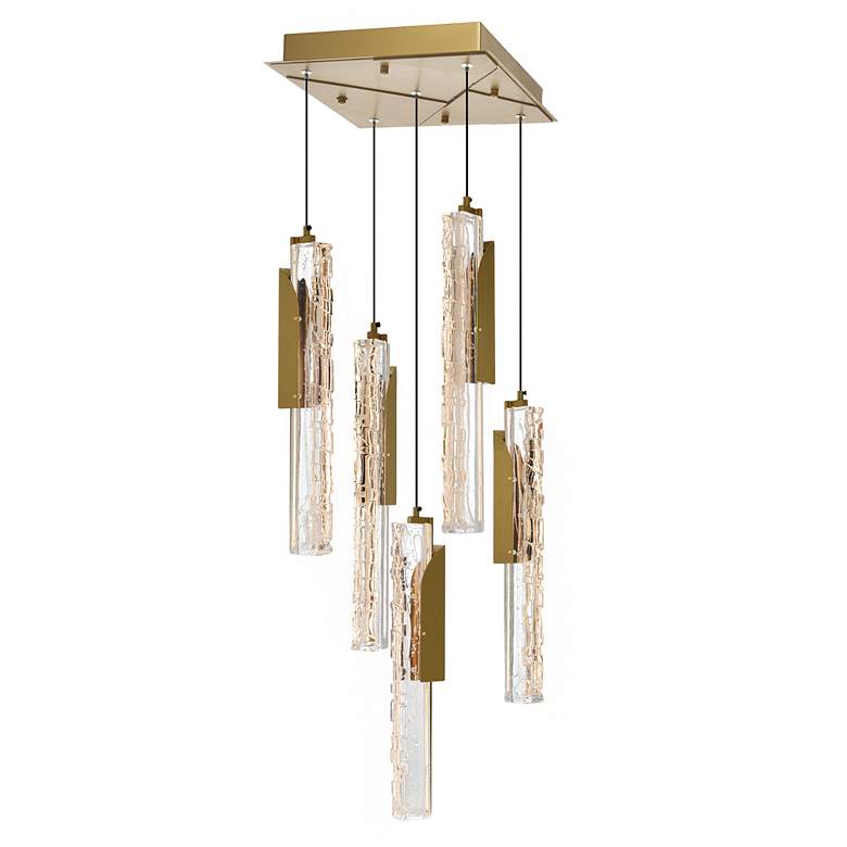 Image 1 Valira Integrated LED Brass Mini Pendant
