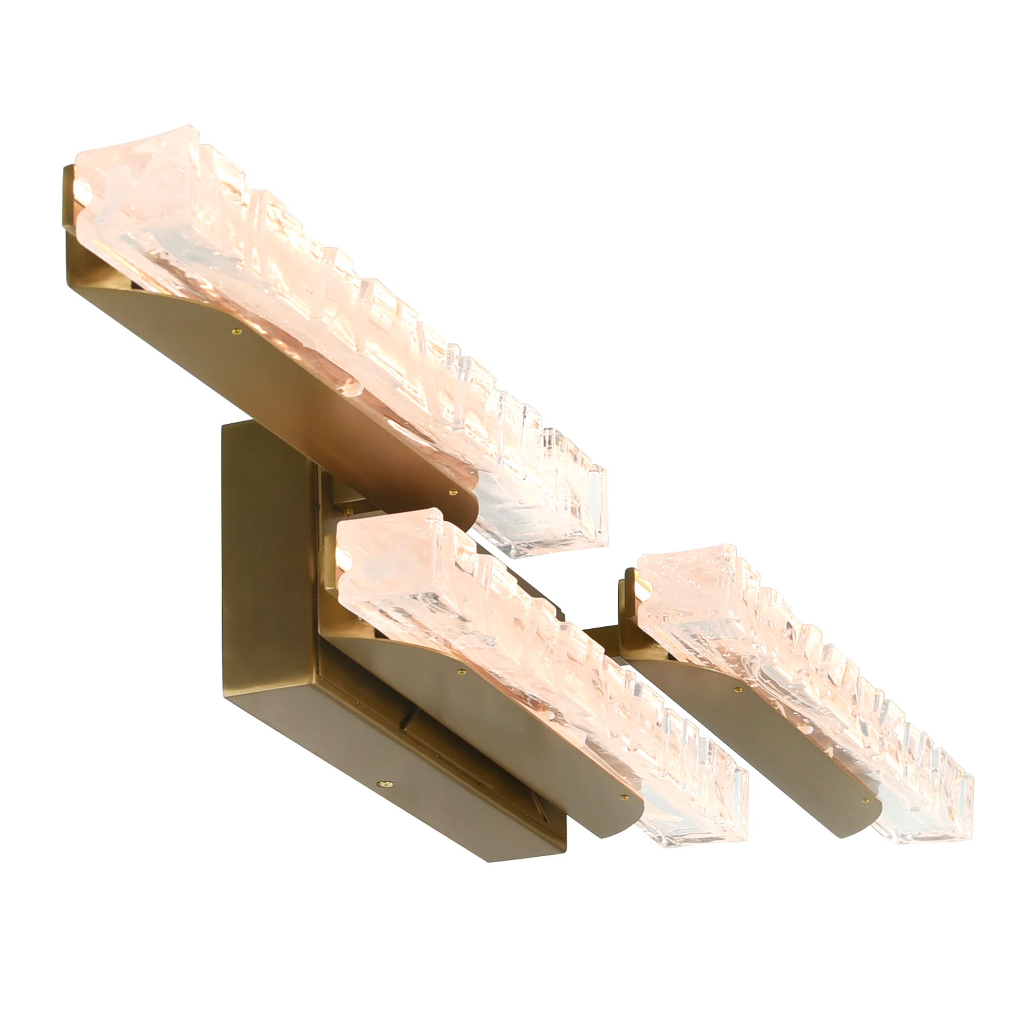 Image 4 Valira Integrated LED Brass Vanity Light more views