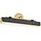 Valise 19 3/4" Wide Vintage Brass LED Vanity Bath Light