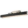 1_Valise 31 1/2"W Aged Nickel Tuxedo Leather LED Picture Light