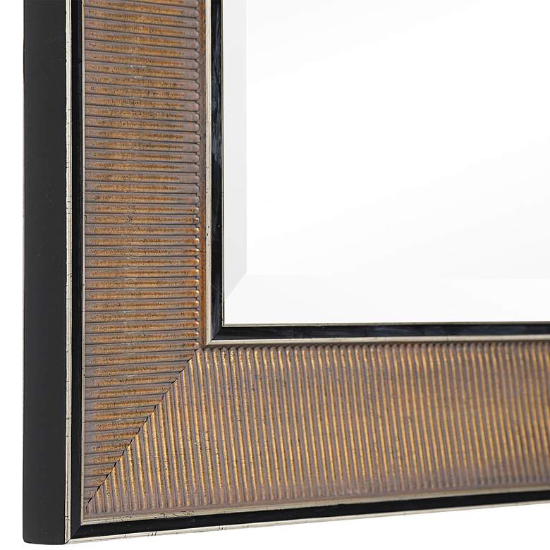 Image 4 Valles Gold 25 3/4 inch x 45 3/4 inch Rectangular Wall Mirror more views