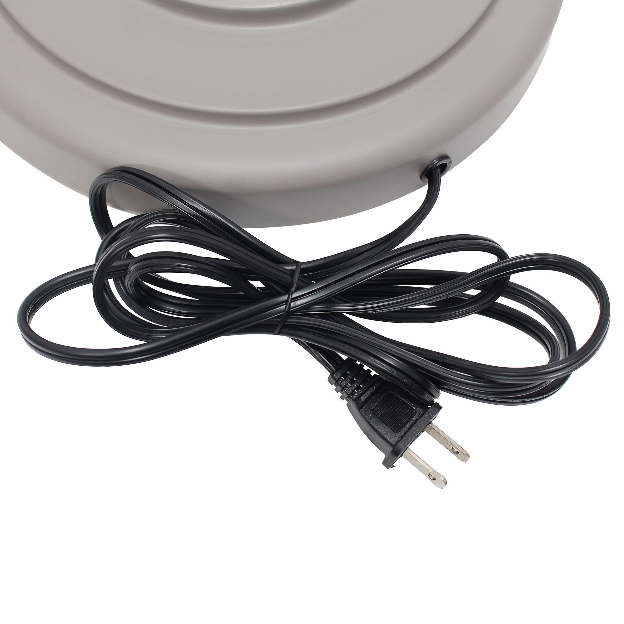 Valletta Gray Metal 3-Piece Floor and Table Lamp Set