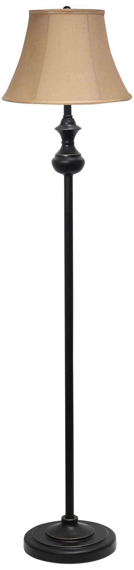 Valletta Restoration Bronze 3-Piece Floor and Table Lamp Set