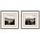 Valley 22" Square 2-Piece Square Framed Wall Art Set
