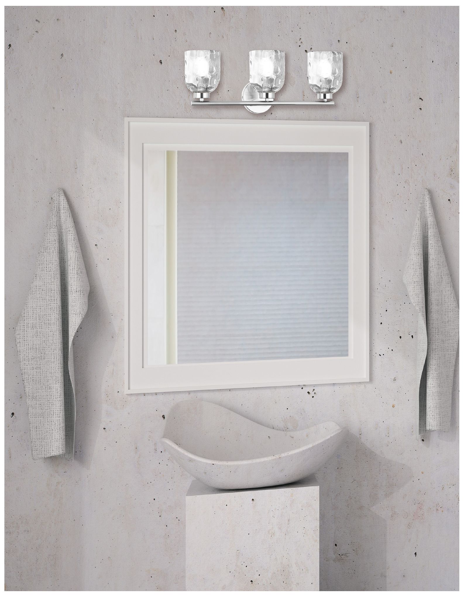 Image 5 Vallora 21" Wide 3 Light Polished Chrome Vanity Light more views