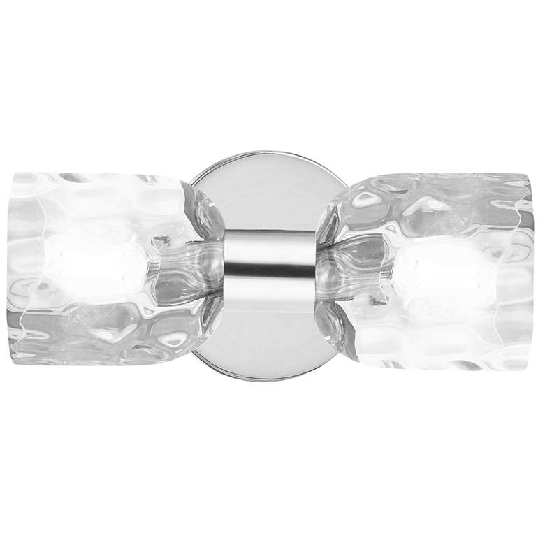 Image 1 Vallora 4.75" Wide 2 Light Polished Chrome Vanity Light